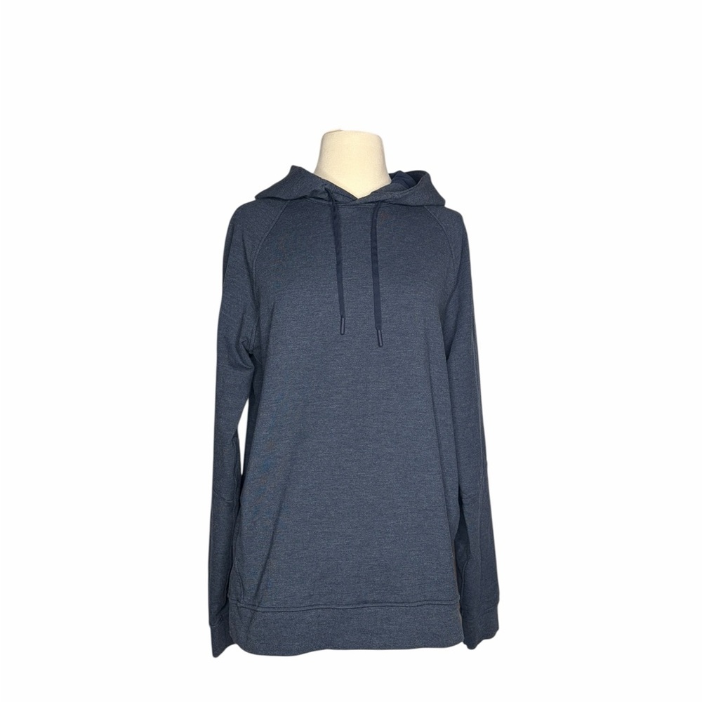 Lululemon Mens City Sweat Pullover Hoodie Heathered True Navy